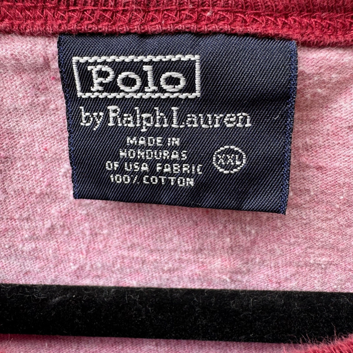 Polo Ralph Lauren Vintage 90s Sporty Preppy Ringer Pony Logo Tee Shirt Mens XXL