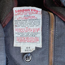 Switch London Fog Vintage Mens Loden Navy Zip-Up Closure &amp; Faux Fur Lining Work Jacket XL 3 image