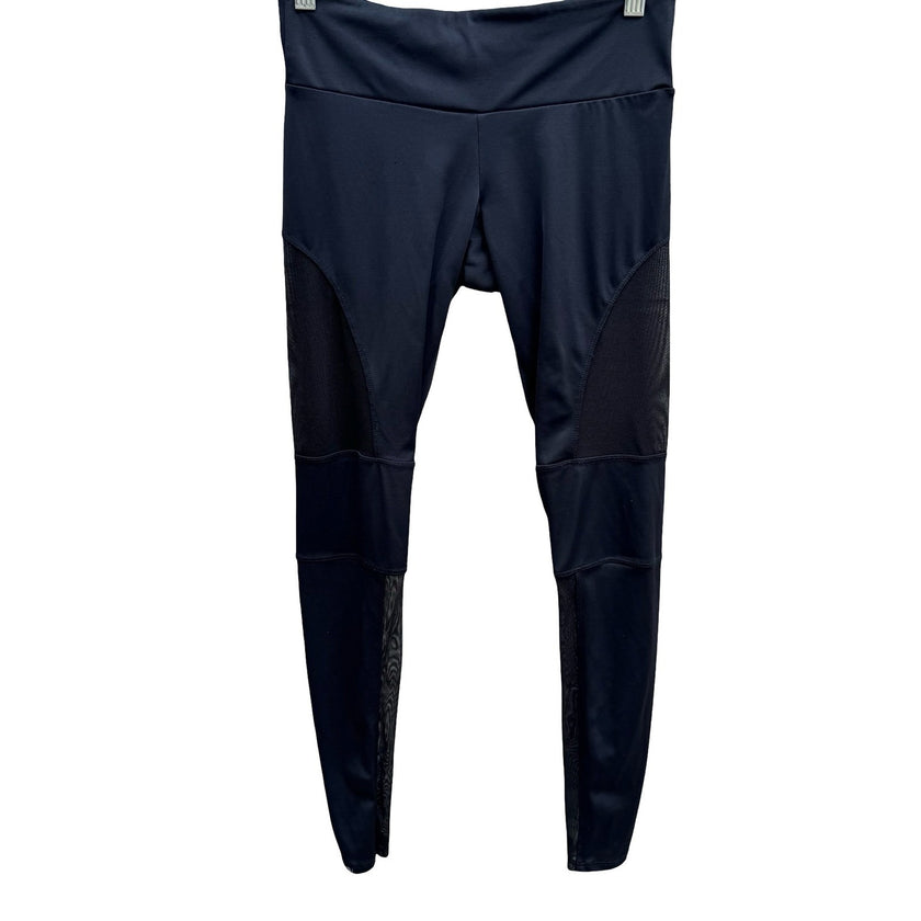 Onzie Mesh Panel Activewear Leggings Gym Yoga Workout Slim Fit Black Womens XS