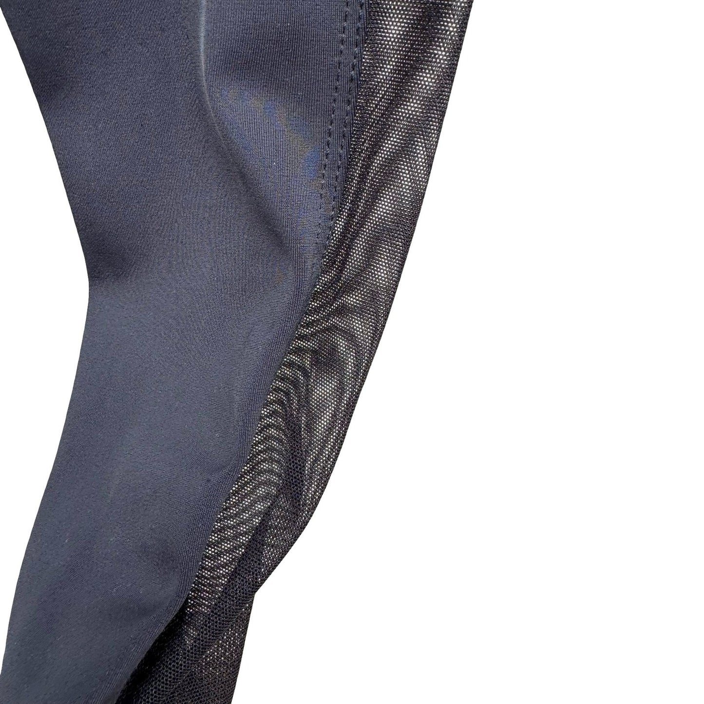 Onzie Mesh Panel Activewear Leggings Gym Yoga Workout Slim Fit Black Womens XS
