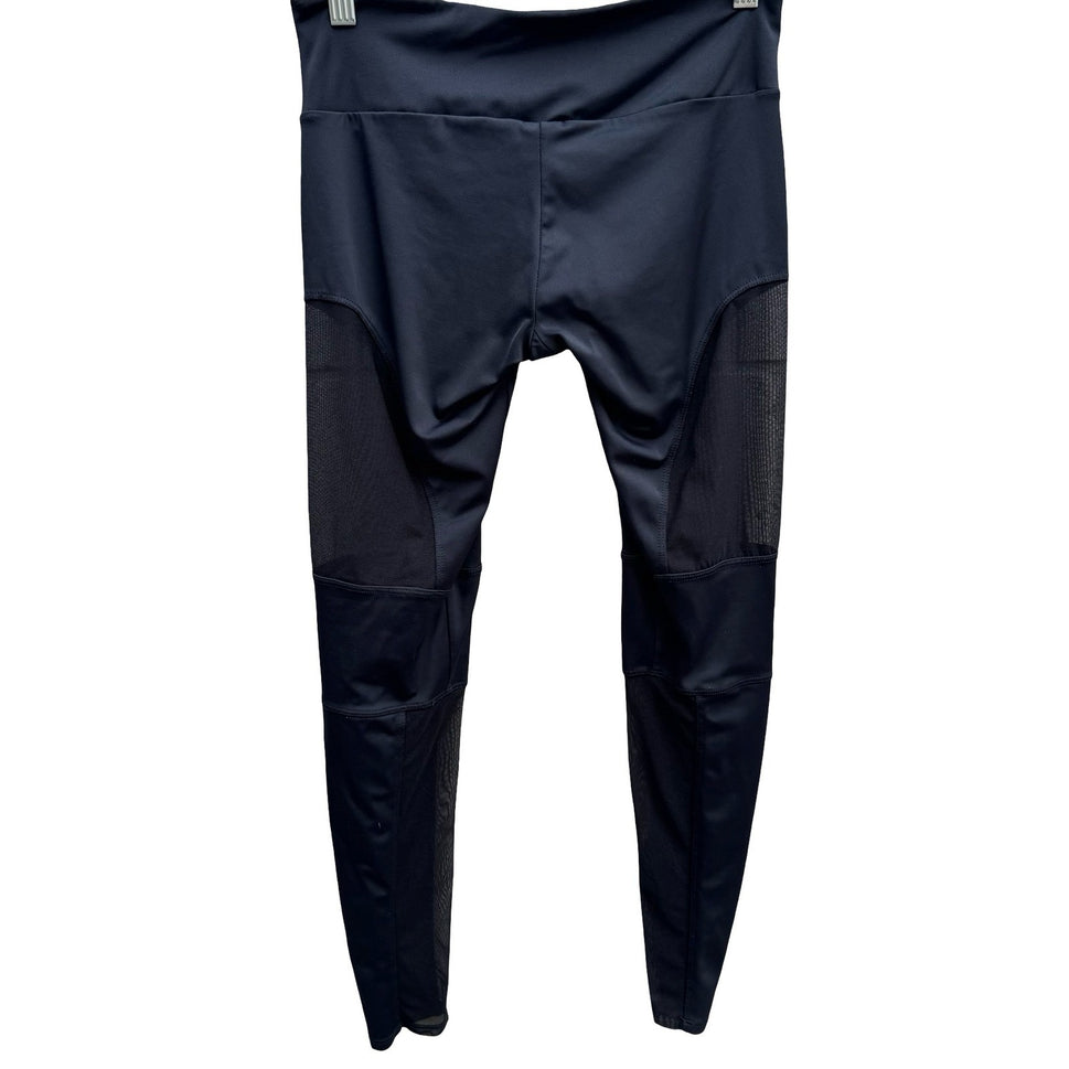 Onzie Mesh Panel Activewear Leggings Gym Yoga Workout Slim Fit Black Womens XS