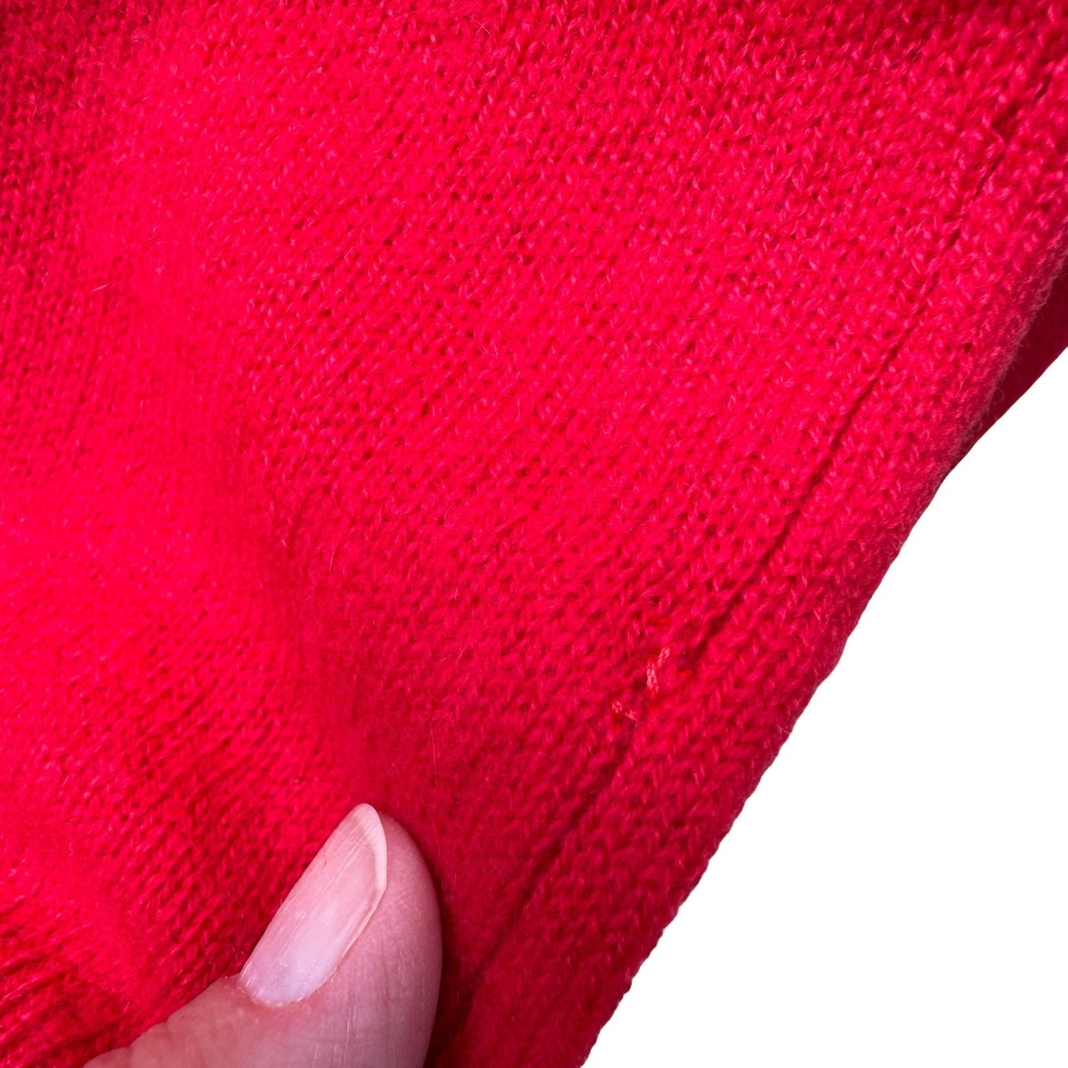 Nordstrom 100% Cashmere Quiet Luxury Old Money Preppy Minimalist Sweater Red M
