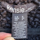 Switch Kensie Popcorn Chunky Knit Boucle Layering Minimalist Open Front Cardigan S 2 image