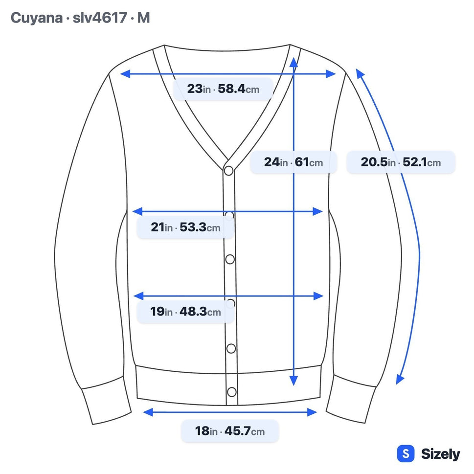 Cuyana 100% Italian Cashmere Quiet Luxury Cardigan Sweater Minimalist Green M