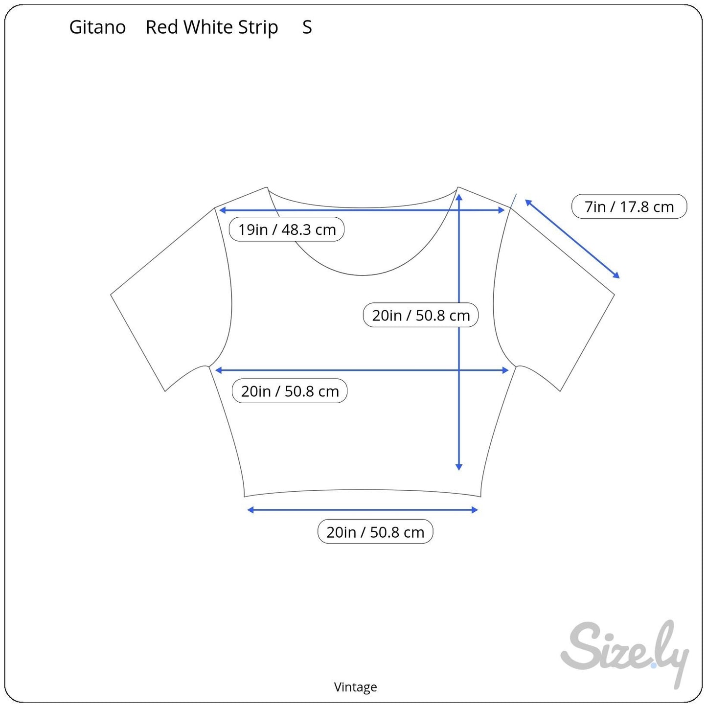 Gitano Collection Vintage Y2K 90s Womens South Pacific Red Striped Cropped Shirt