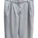 Switch Liz Claiborne Vintage Soft High-Waisted Pleated Gray Trousers Dress Pants 10 2 image