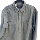Switch Eddie Bauer Vintage Mens Olive Green Heavy Cotton Chamois Shirt Long Sleeve L 3 image