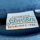 Switch St Johns Bay Vintage Prairie 3/4 Sleeves Empire Waist Blue Pockets Midi Dress 16 2 image