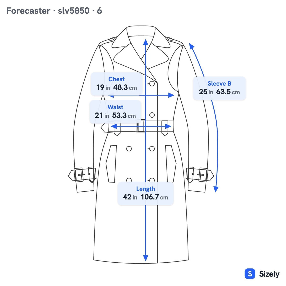 Forecaster Vintage 80s Minimalist Academia Reversible Duster Trench Coat Blue 6