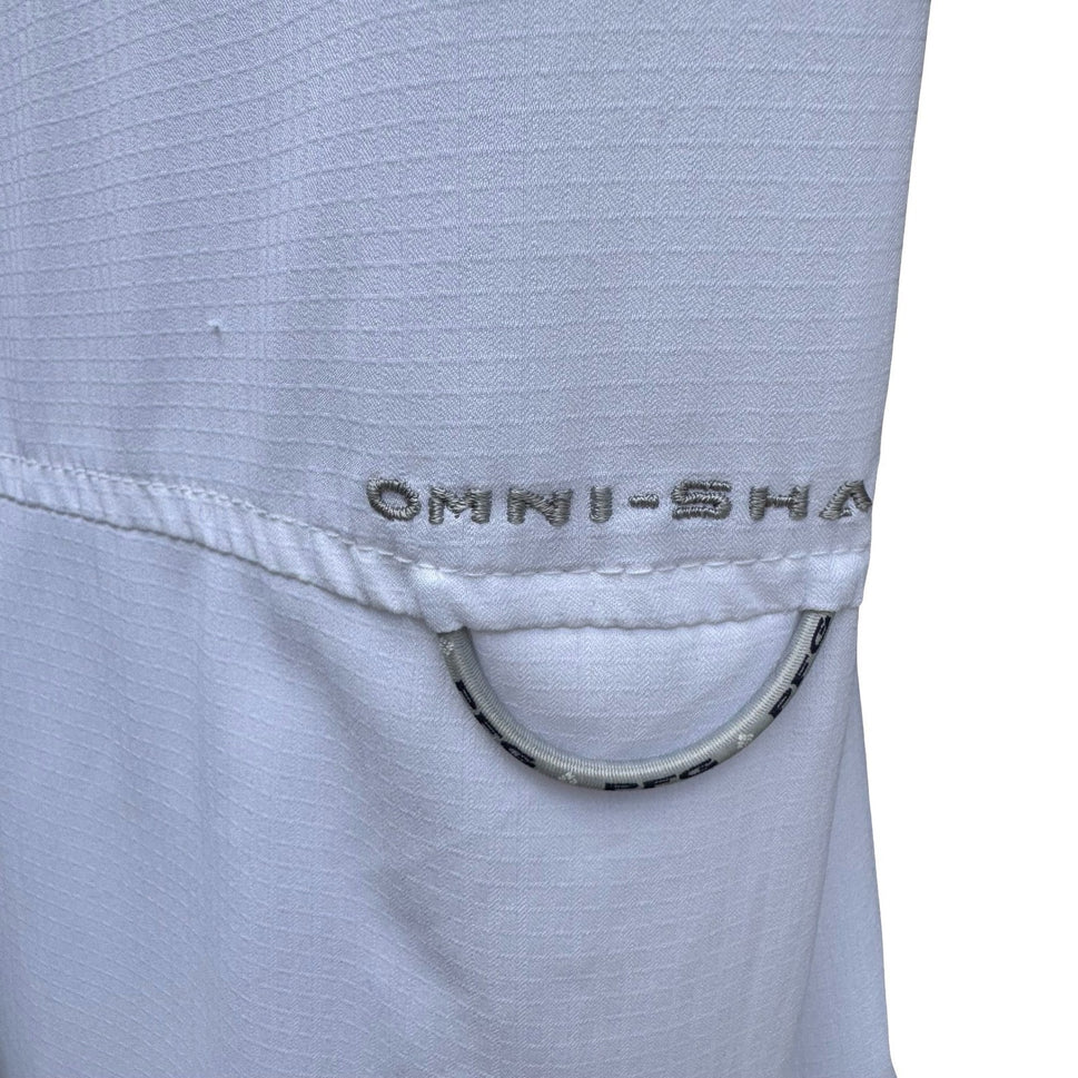 Columbia PFG Tamiami II Mens XL White Fishing Shirt Ventilated Ripstop Gorpcore