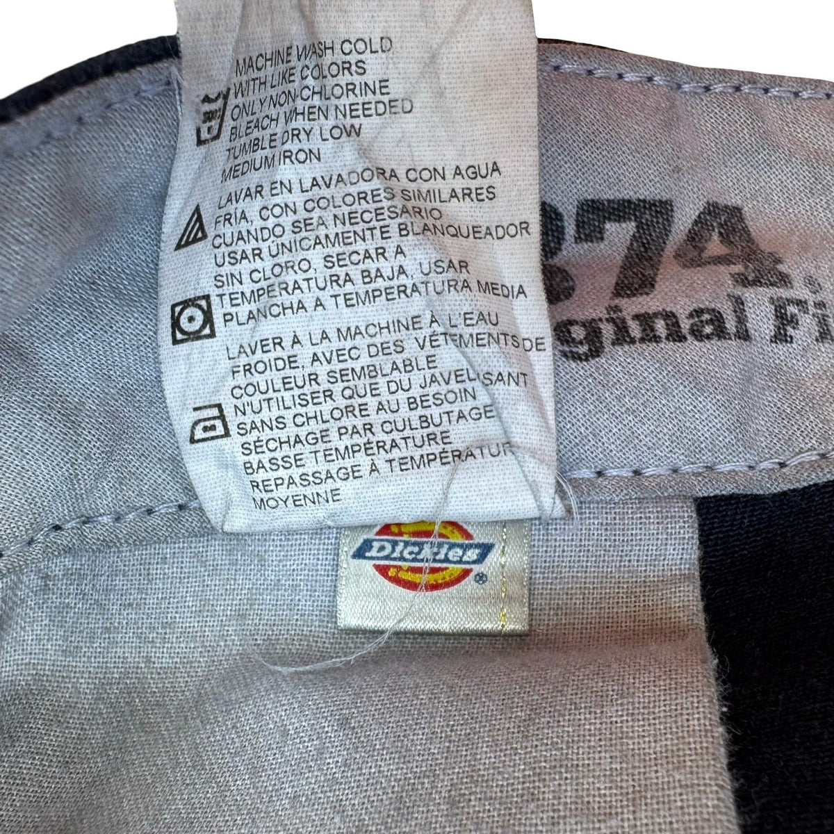 Dickies 874 Original Fit Workwear 90s Style Straight Leg Work Pants Mens 34x32