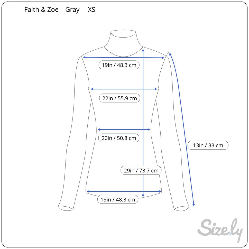 Faith & Zoe Womens Boho Gray Fringe Cowl Neck 3/4 Sleeve Knit Tunic Sweater XS