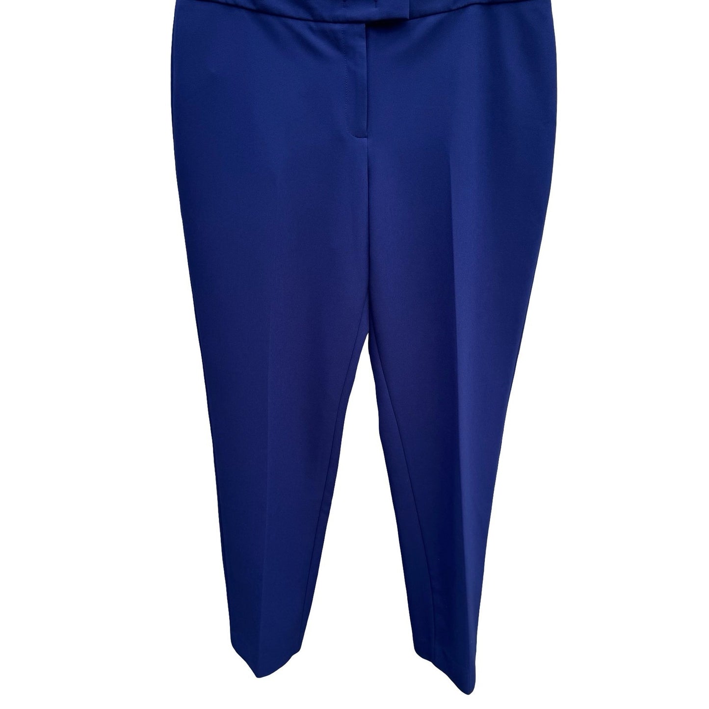 Anne Klein Royal Blue Tapered Dress Pants Womens Size 16 Business Professional