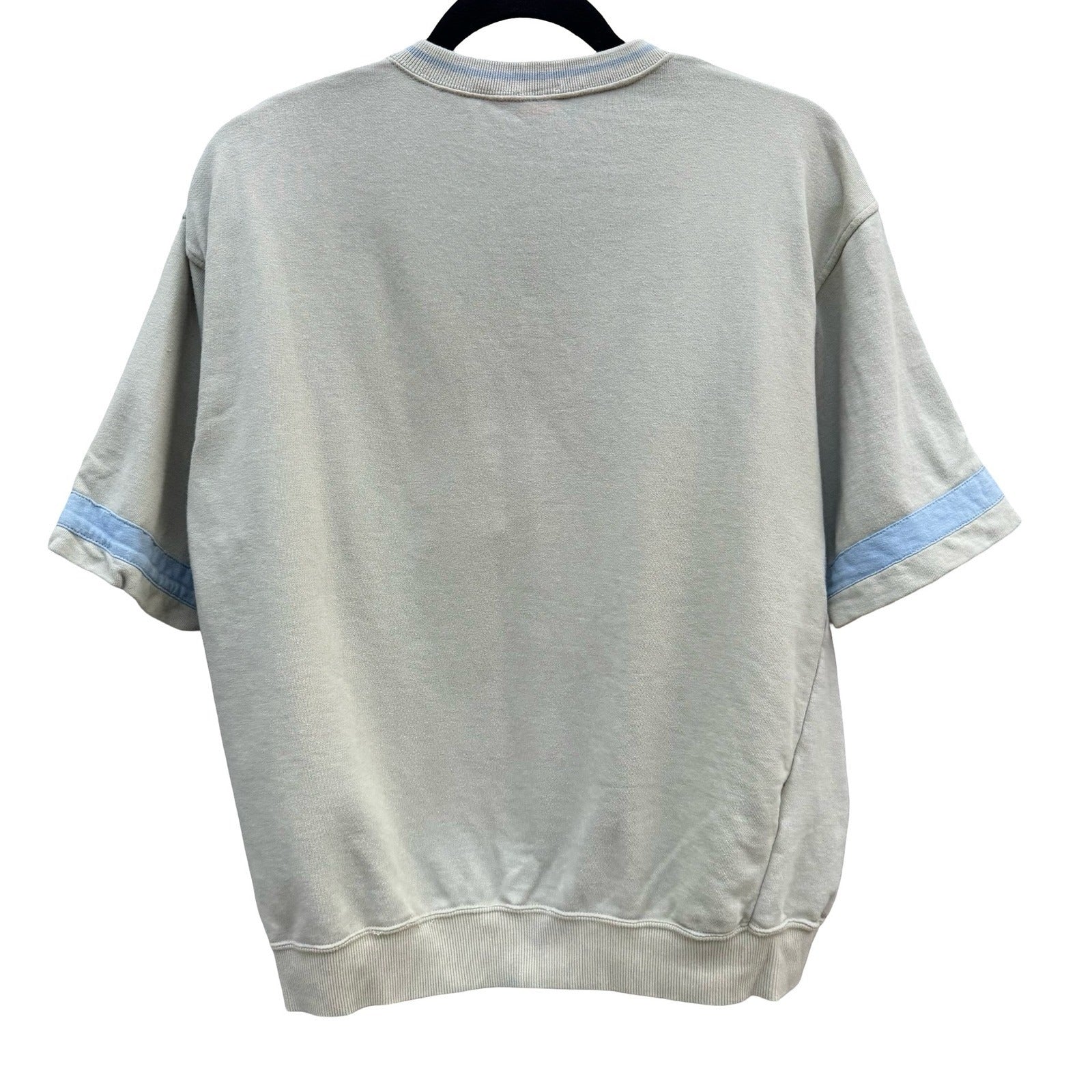 Shane Vintage 80s French Terry Retro Shirt Tan Equestrian Horse Mens L Sportwear