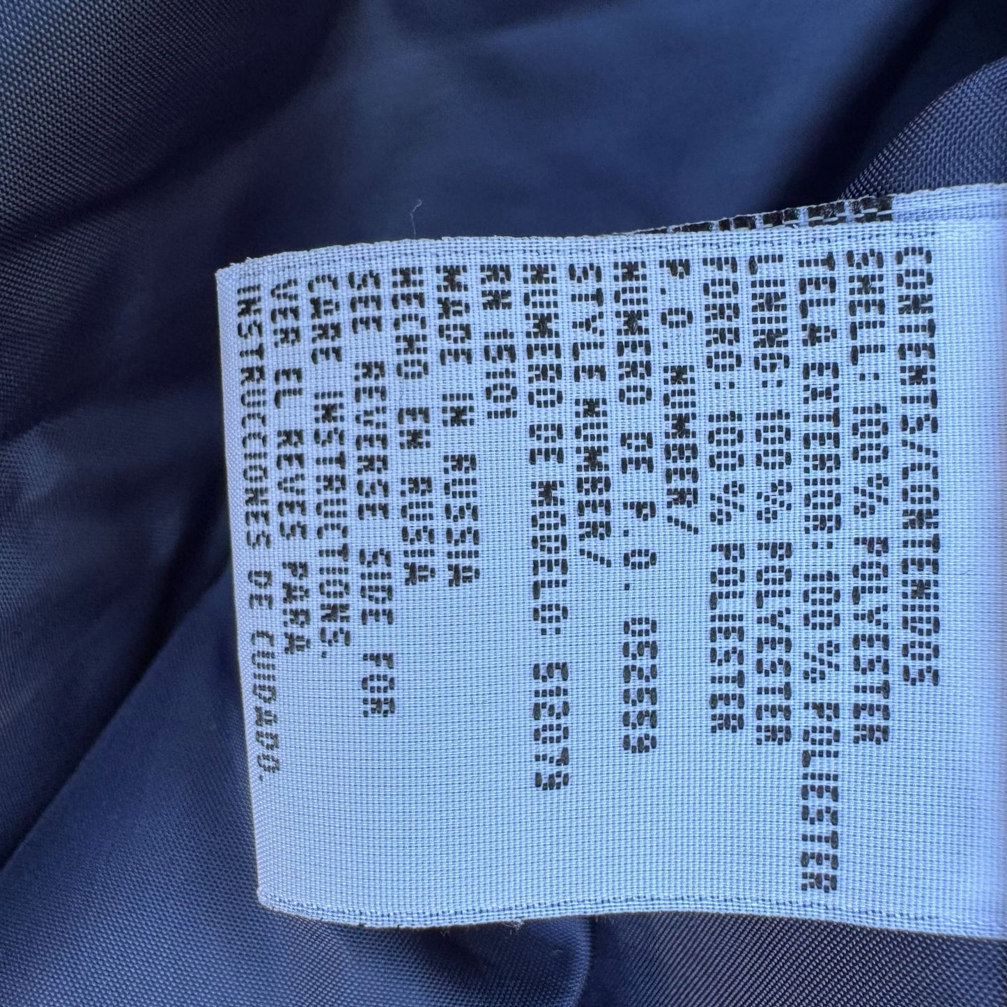 CS Signature Vintage Womens Navy Tan Hooded Jacket Coat Windbreaker Zip Pockets M