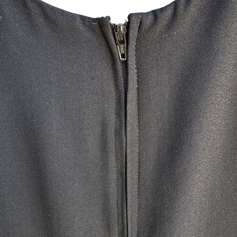 Jeffrey & Dara Vintage Black Rose Button Scoop Neck Wide Leg Jumpsuit New 20