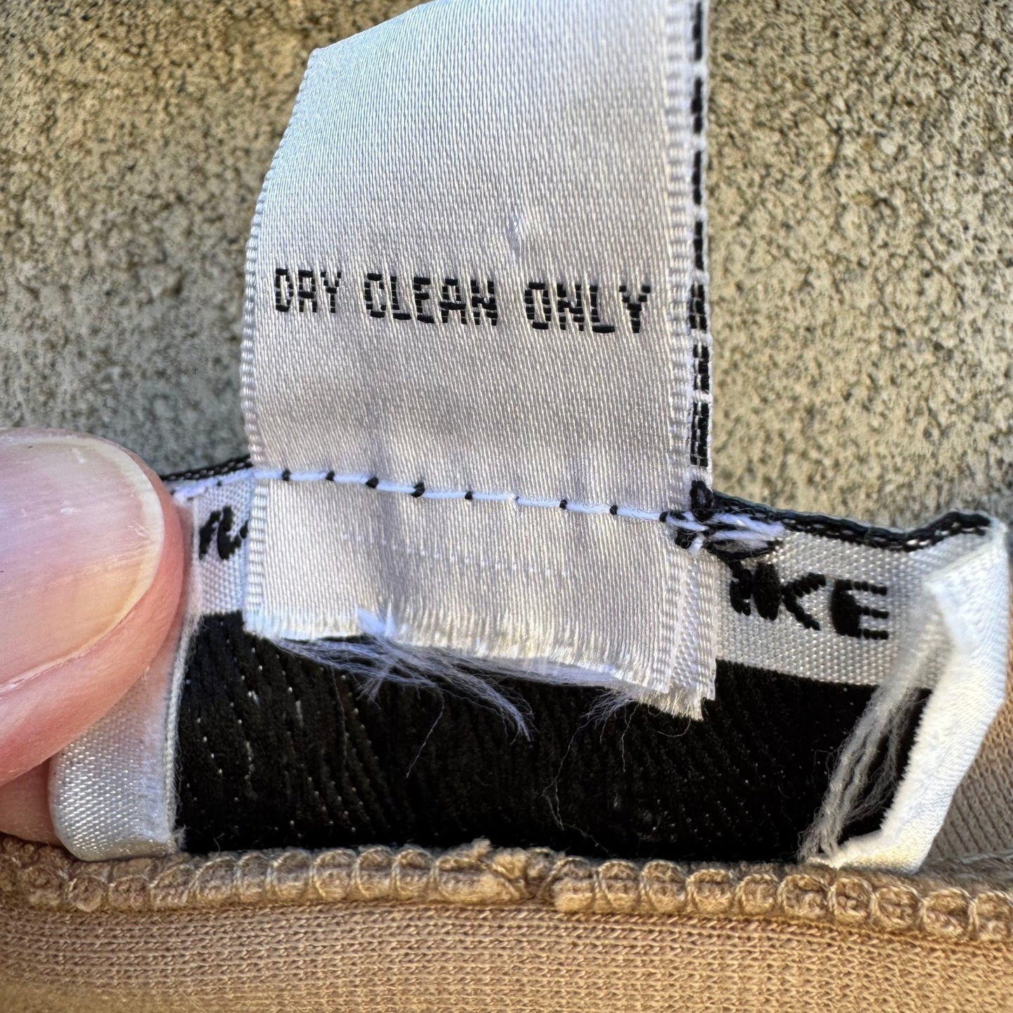 Randolph Duke Vintage Tan Beige Cropped Shrug Bolero Cardigan Long Sleeve Small