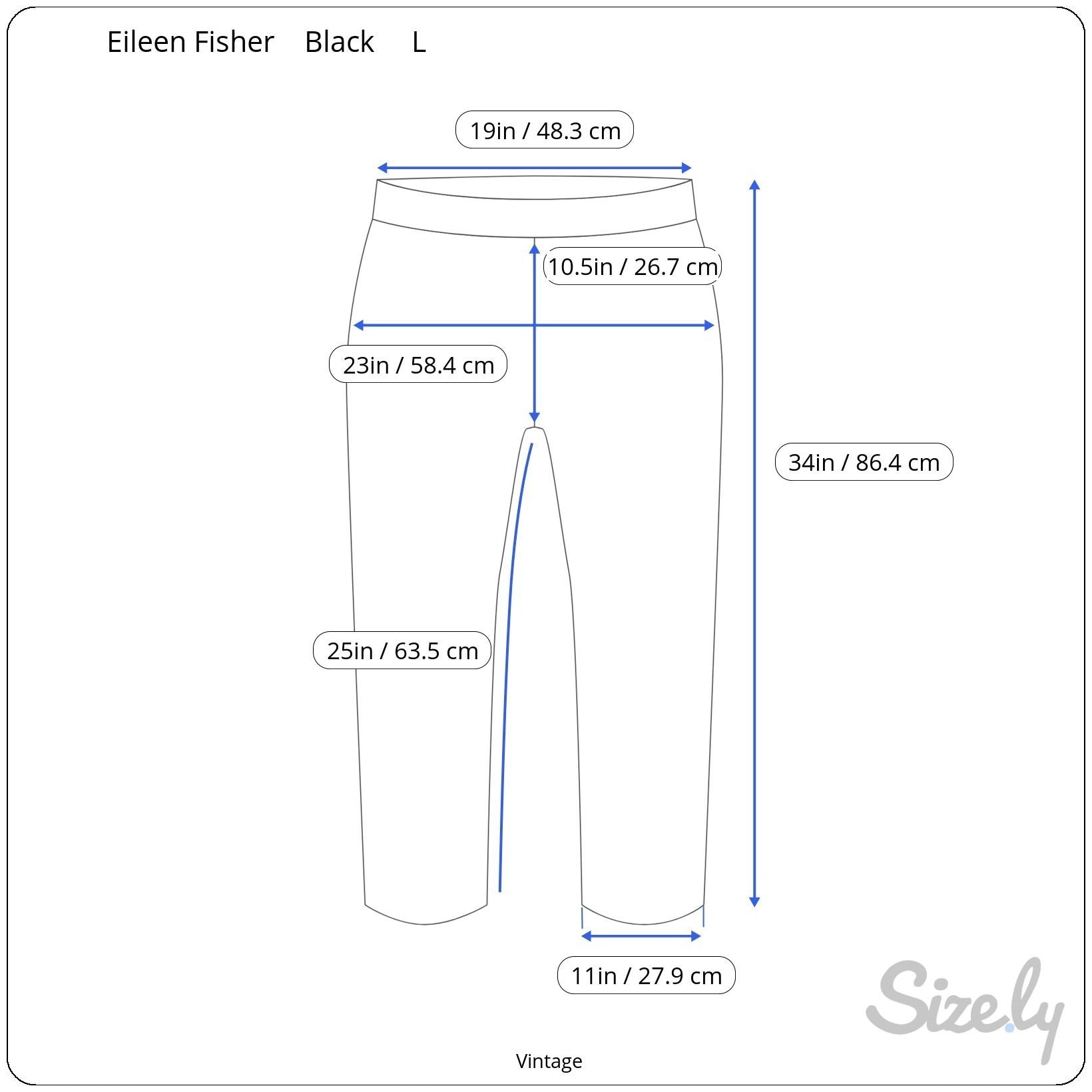 Eileen Fisher Black Relaxed Linen Blend Cropped Pants With Hidden Side Zipper L