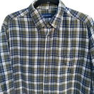 Switch John Ashford Mens Plaid Blue Green Long Sleeve Button-Down Grunge Skater Shirt M 2 image