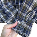 Switch John Ashford Mens Plaid Blue Green Long Sleeve Button-Down Grunge Skater Shirt M 3 image