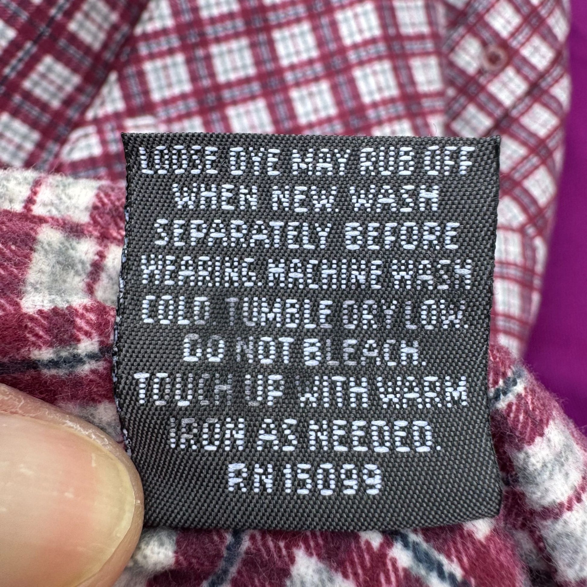 David Taylor Vintage Mens Red Plaid Button-Up Flannel Shirt L Workwear Outdoor