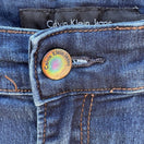 Switch Calvin Klein Jeans Womens 14x32 Dark Wash Straight Leg Stretch Denim Blue Pants 2 image