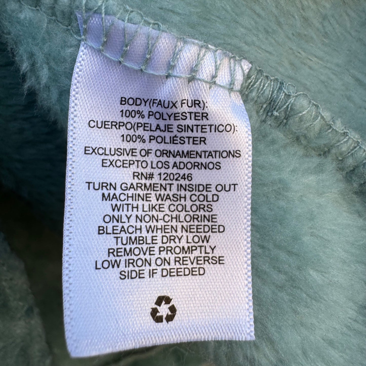 Wallflower Womens XL Aqua Plush Fleece Pullover Cowl Neck Cozy Lounge Crop Top