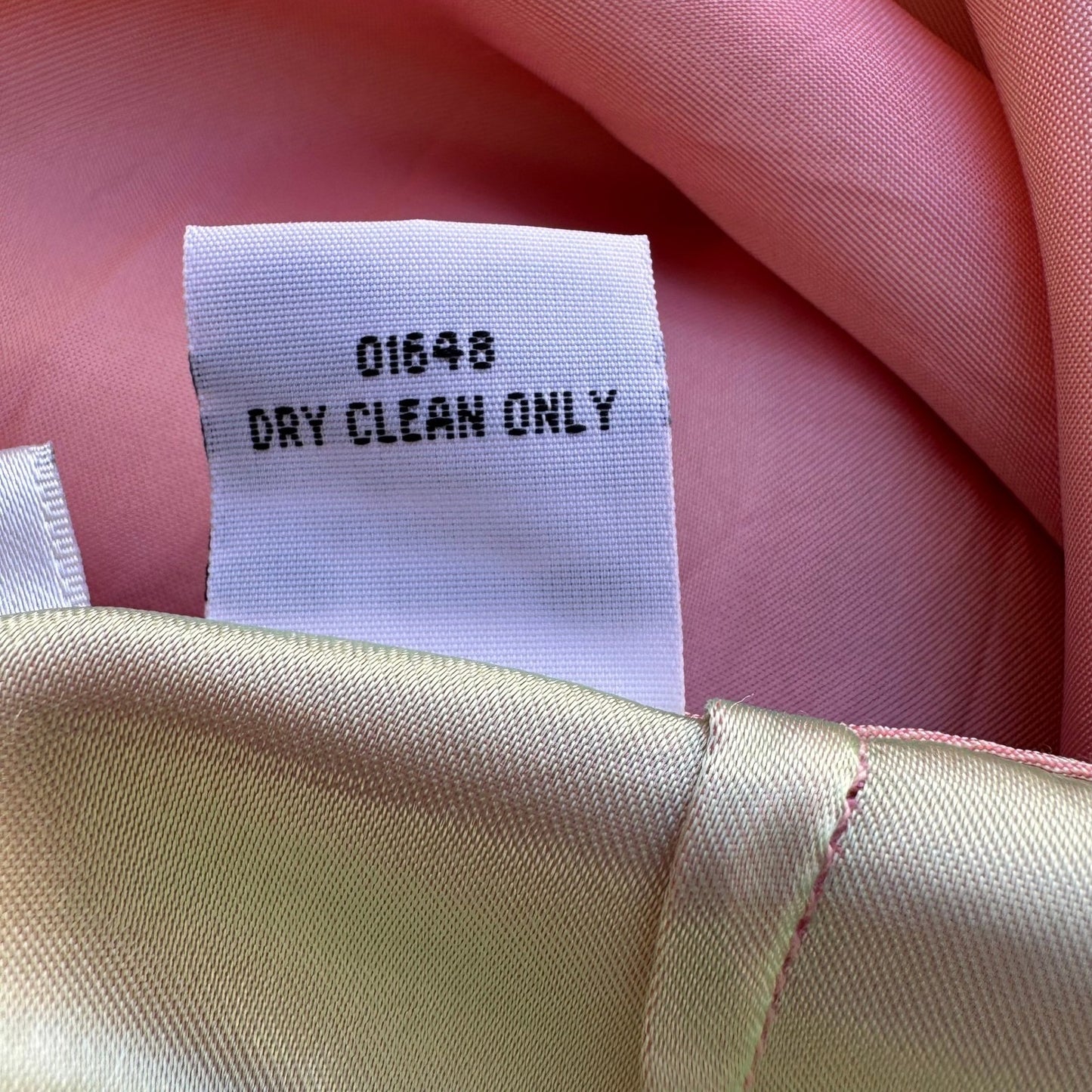 Newport News Vintage Y2K 90s Iridescent Pink Coquette Gathered Hem Maxi Skirt 8