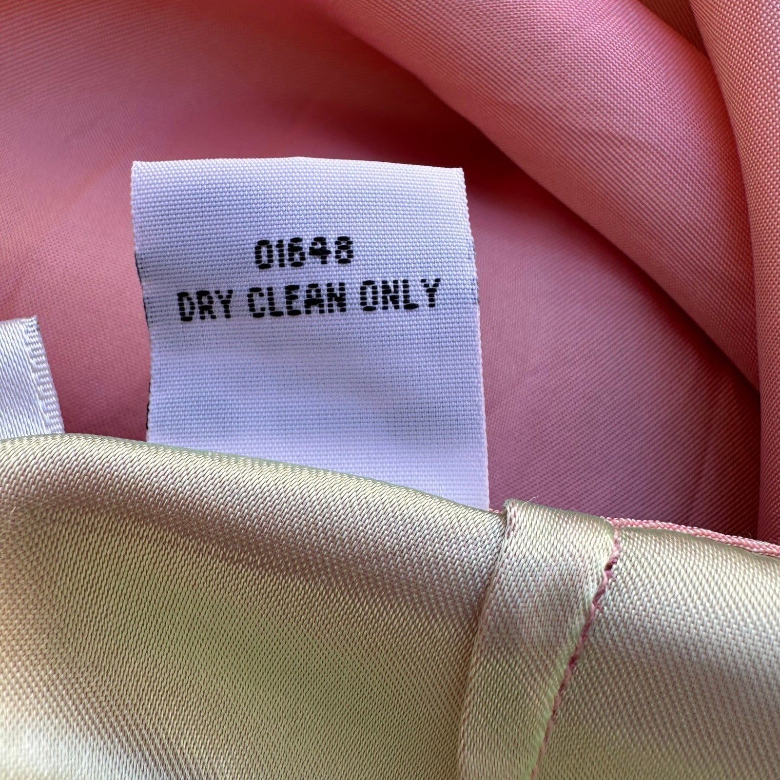 Newport News Vintage Y2K 90s Iridescent Pink Coquette Gathered Hem Maxi Skirt 8