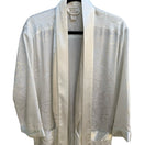 Switch Victorias Secret Gold Label Vintage 90s Paisley Jacquard Loungewear Robe Ivory 3 image