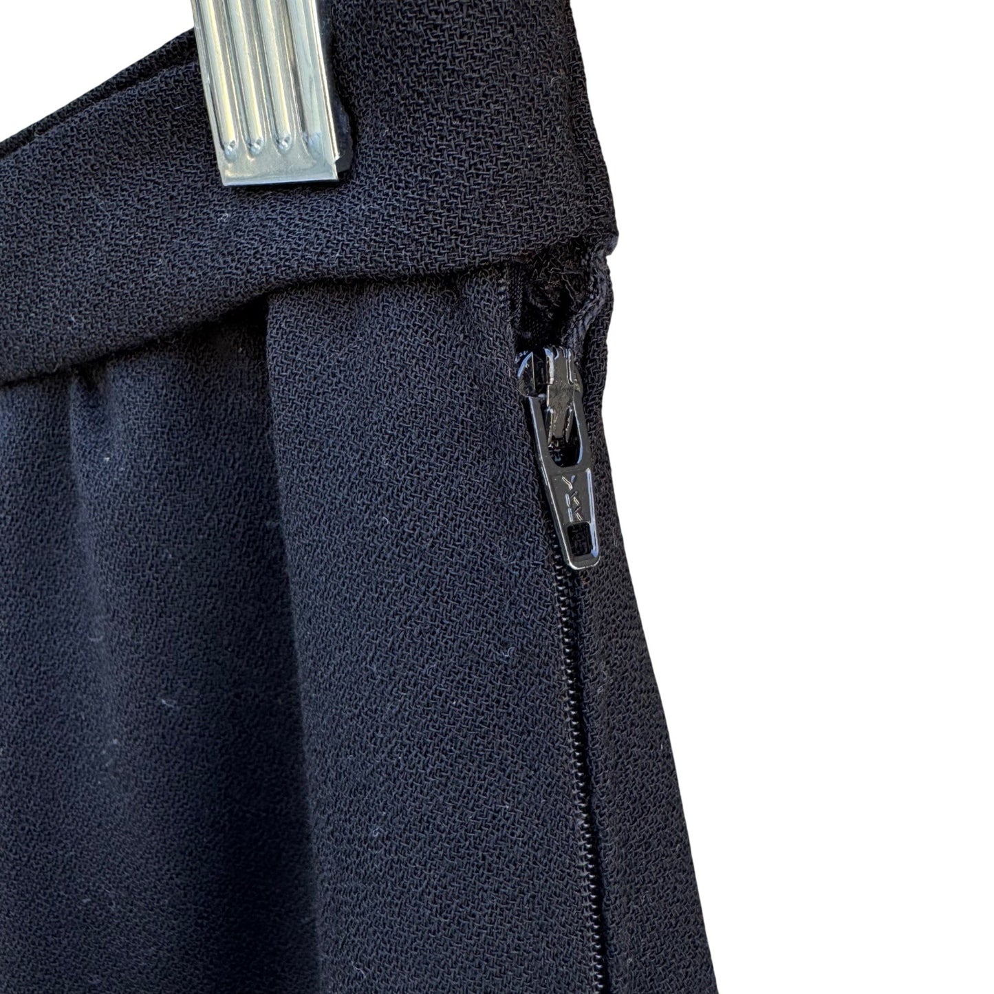 Tergal Fibres Rhône-Poulenc Womens Wool Blend Knee-Length Tie Waist Layered Skirt