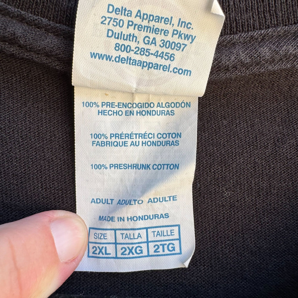 LA Kings NHL Hockey Black Ugly Christmas Sweater T-Shirt Delta Pro Weight 2XL