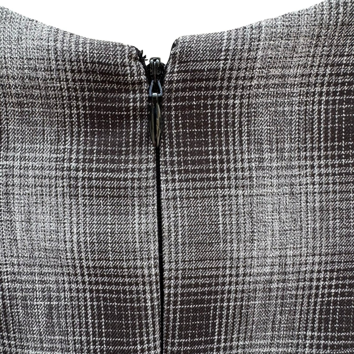 Tahari Arthur S. Levine Womens 4 Plaid Tie Waist Bell Sleeve Sheath Dress NEW