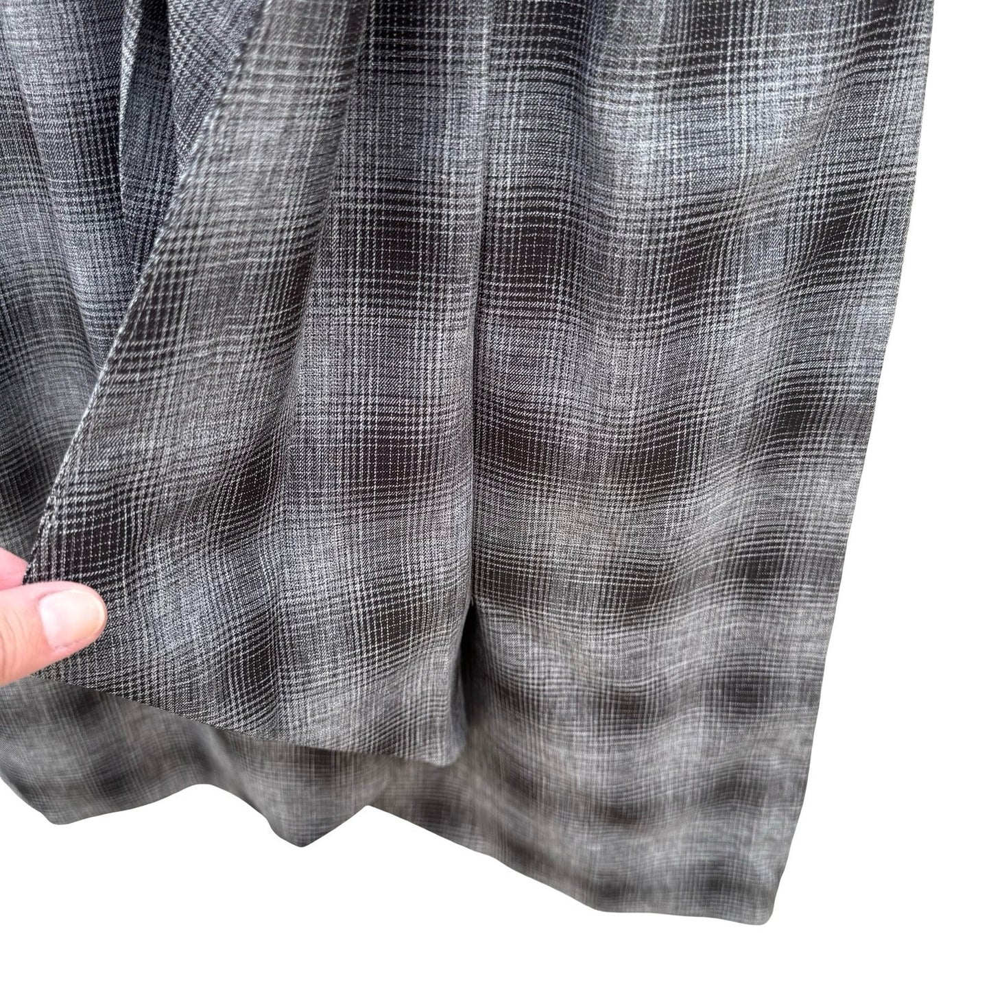 Tahari Arthur S. Levine Womens 4 Plaid Tie Waist Bell Sleeve Sheath Dress NEW