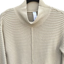 Switch Marla Wynne Tan Ribbed Turtleneck Pullover Bell Sleeve Knit Sweater Lagenlook XS 3 image