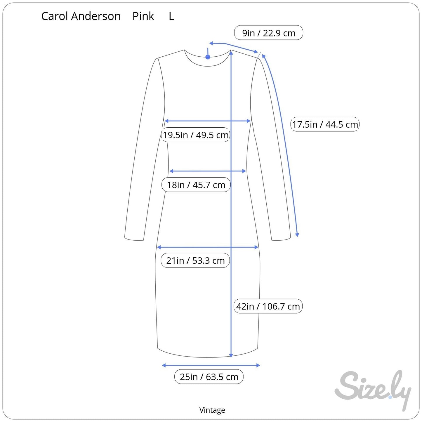 Carol Anderson California Vintage Linen Look 3/4 Sleeve Boat Neck Midi Dress L
