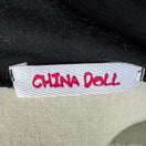 Switch China Doll Y2K Goth Alt Emo Fairy Grunge Hooded Edgy Mini Dress Feather Graphic 2 image