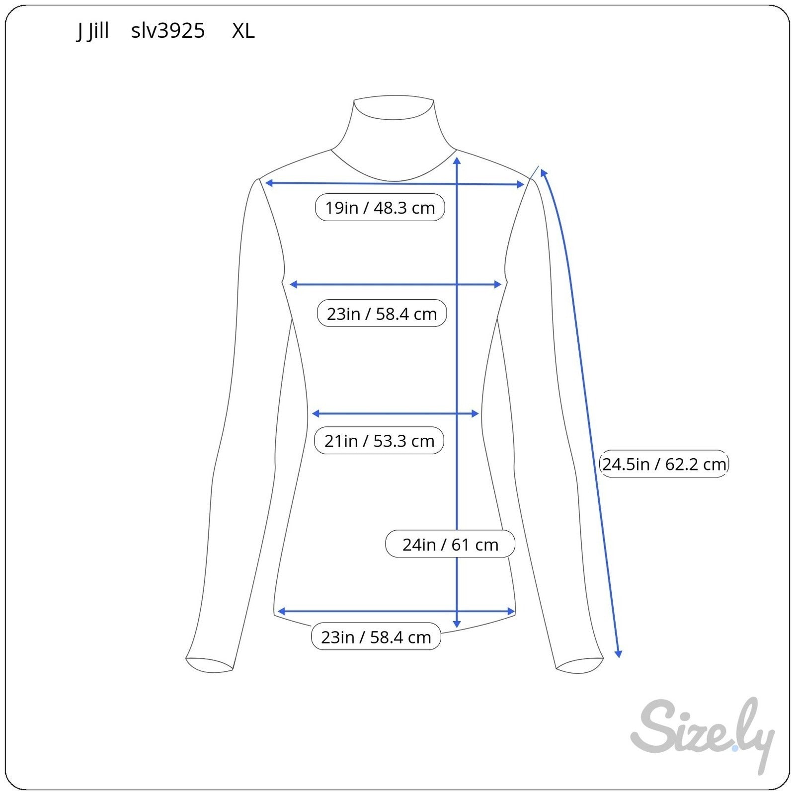 J.Jill Cream Cotton Pointelle Ribbed Turtleneck Lettuce Trim Top XL Womens