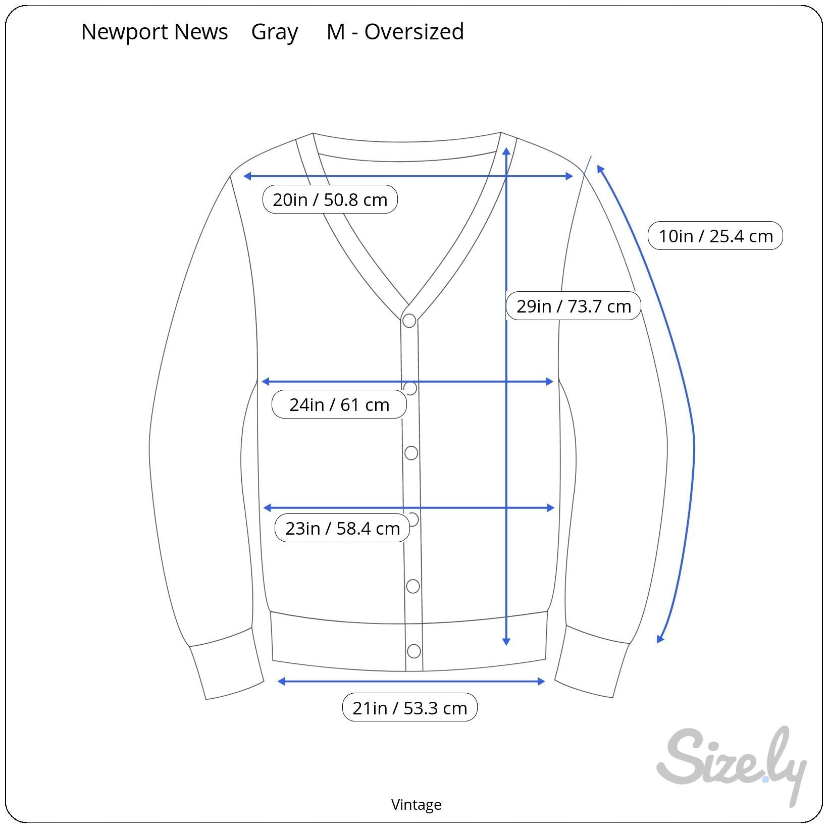 Newport News Vintage Metallic Yarn Chunky Cable Knit Cardigan Sweater M Gray