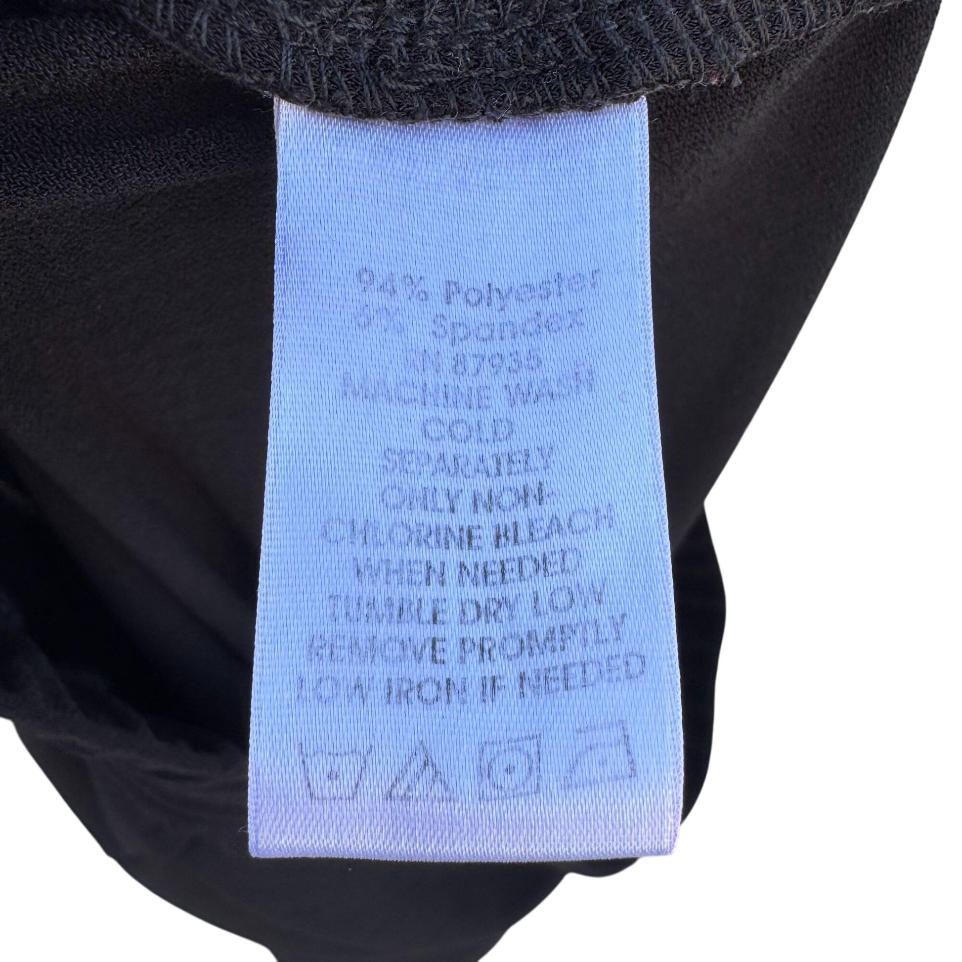 Simonton Says Womens Stretch Black Wide-Leg Side Hem Slit Cropped Dress Pants L