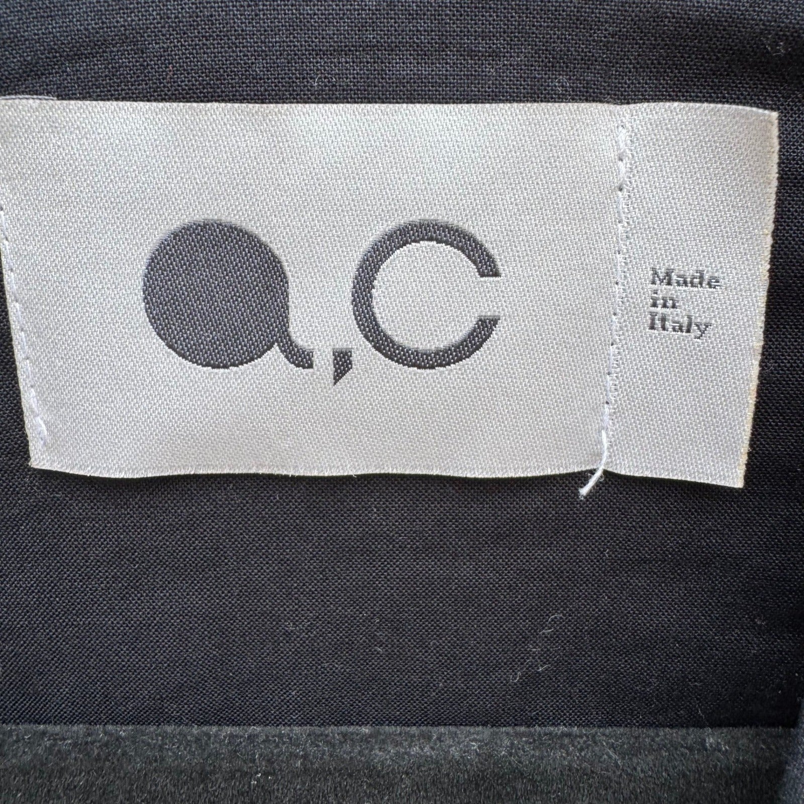 QC Mode Minimalist Italian Tailored Cropped Cotton Stretch Blazer Jacket 4 Goth