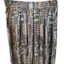 Switch Panther Vintage 90s Boho Art Deco Flowy Geometric Tribal Midi Skirt Brown 12 3 image