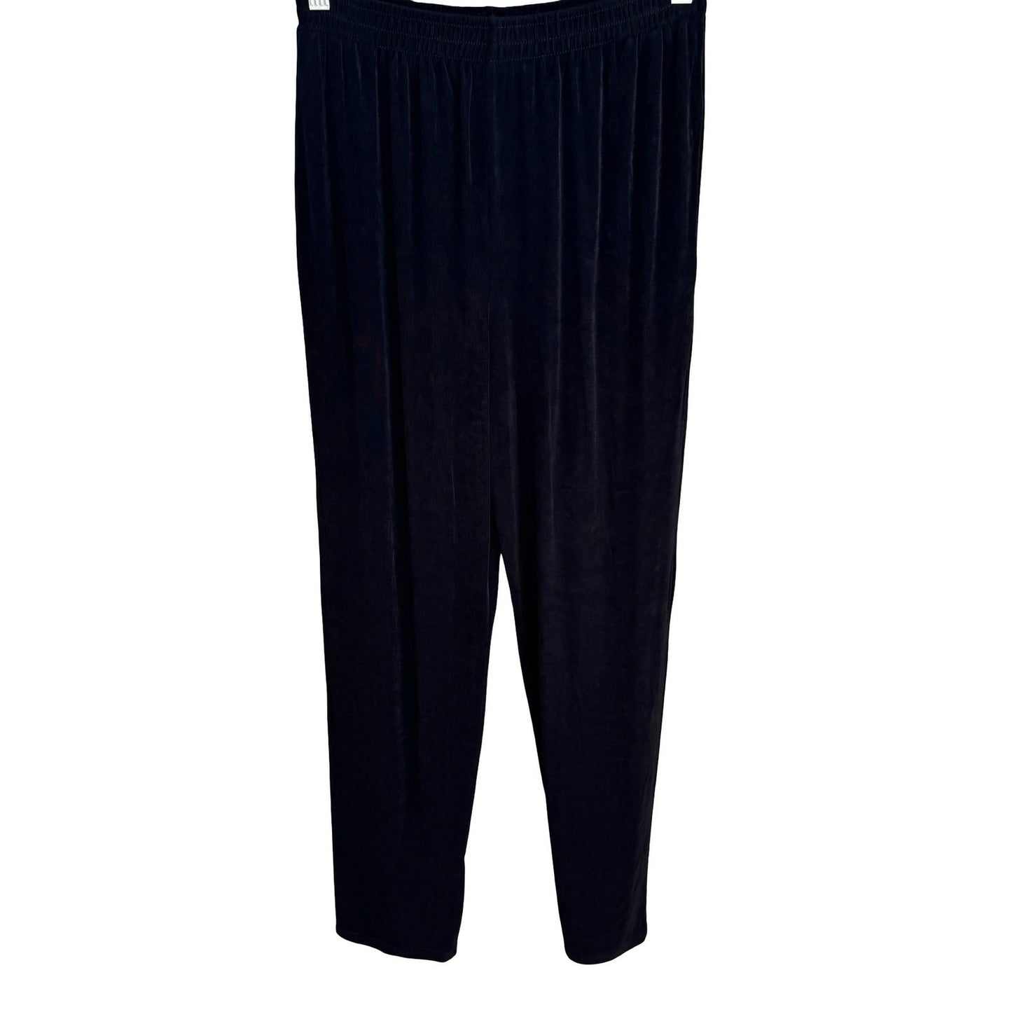 Impressions Millennium Edition Liquid Knit Micro Pleated Relaxed Pants Womens M