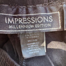 Switch Impressions Millennium Edition Liquid Knit Micro Pleated Relaxed Pants Womens M 2 image