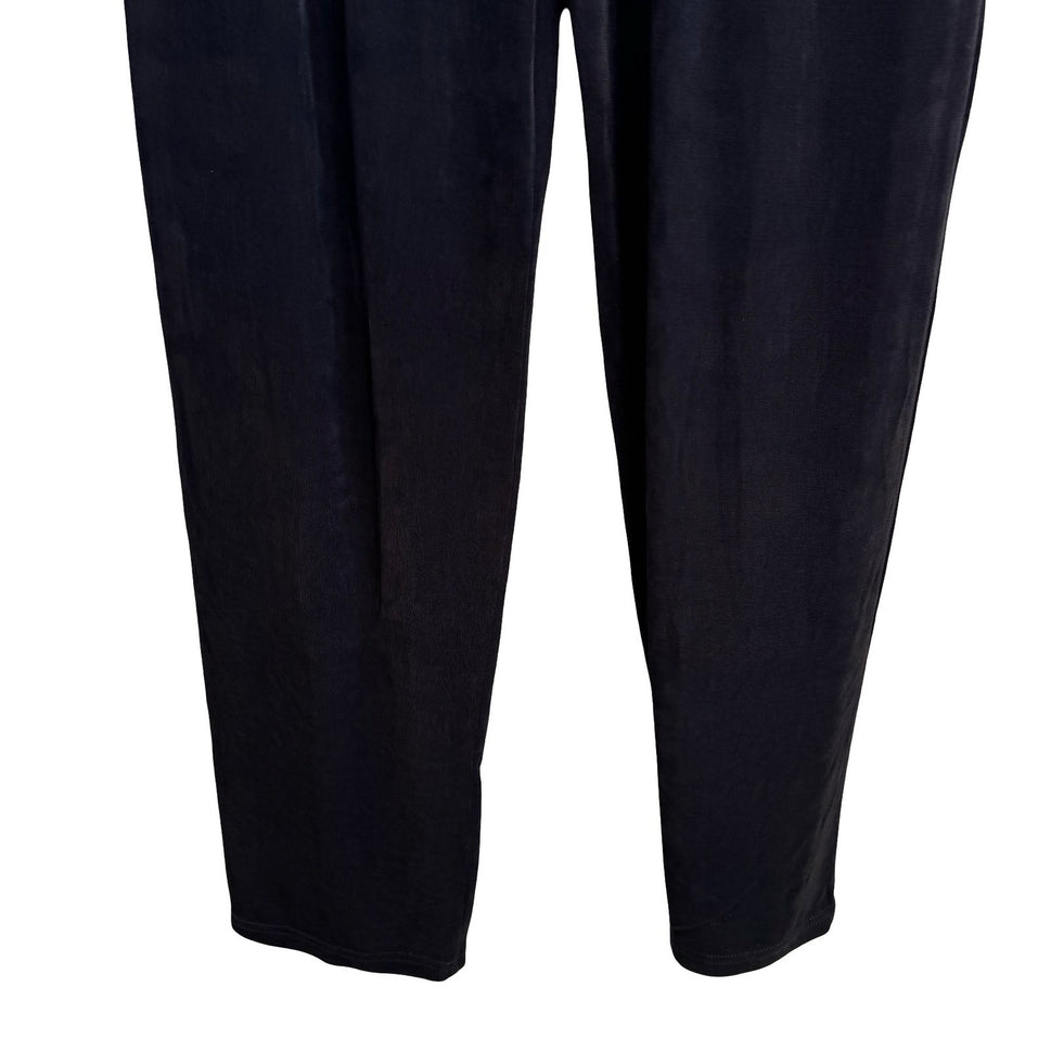 Impressions Millennium Edition Liquid Knit Micro Pleated Relaxed Pants Womens M