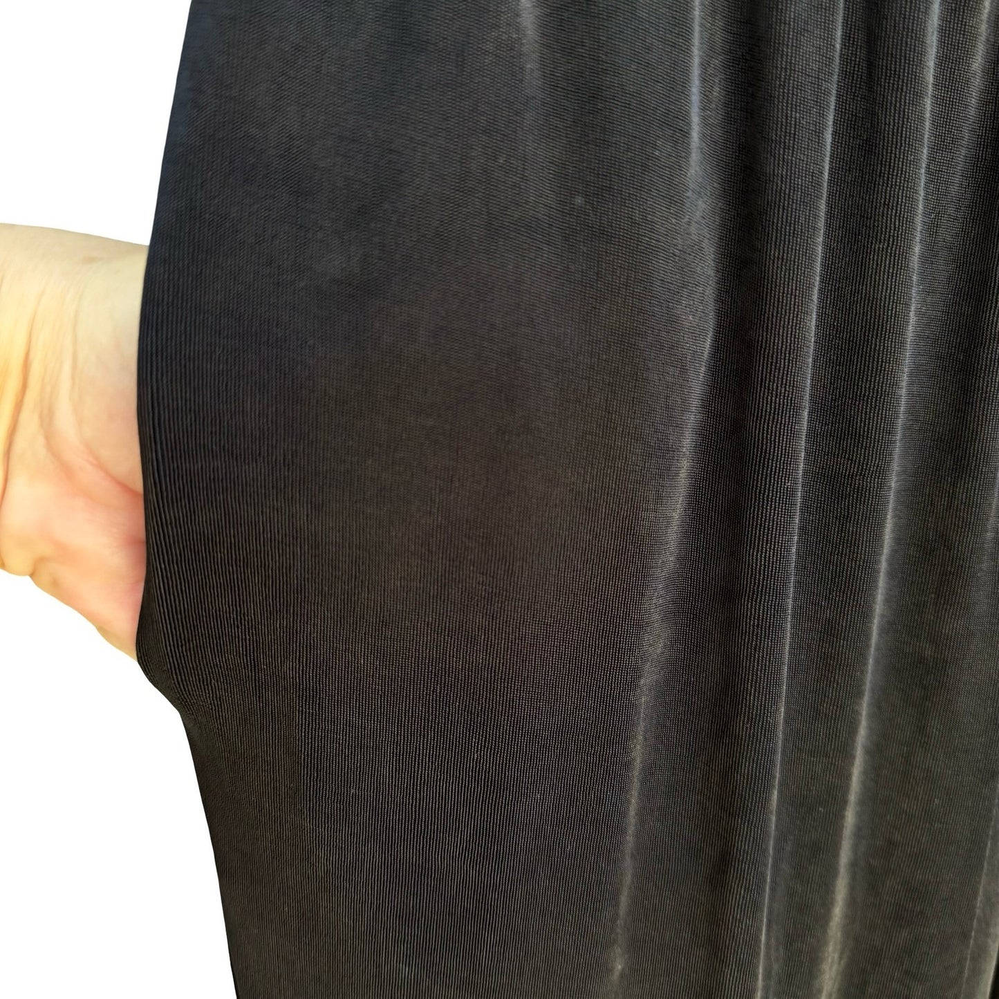 Impressions Millennium Edition Liquid Knit Micro Pleated Relaxed Pants Womens M
