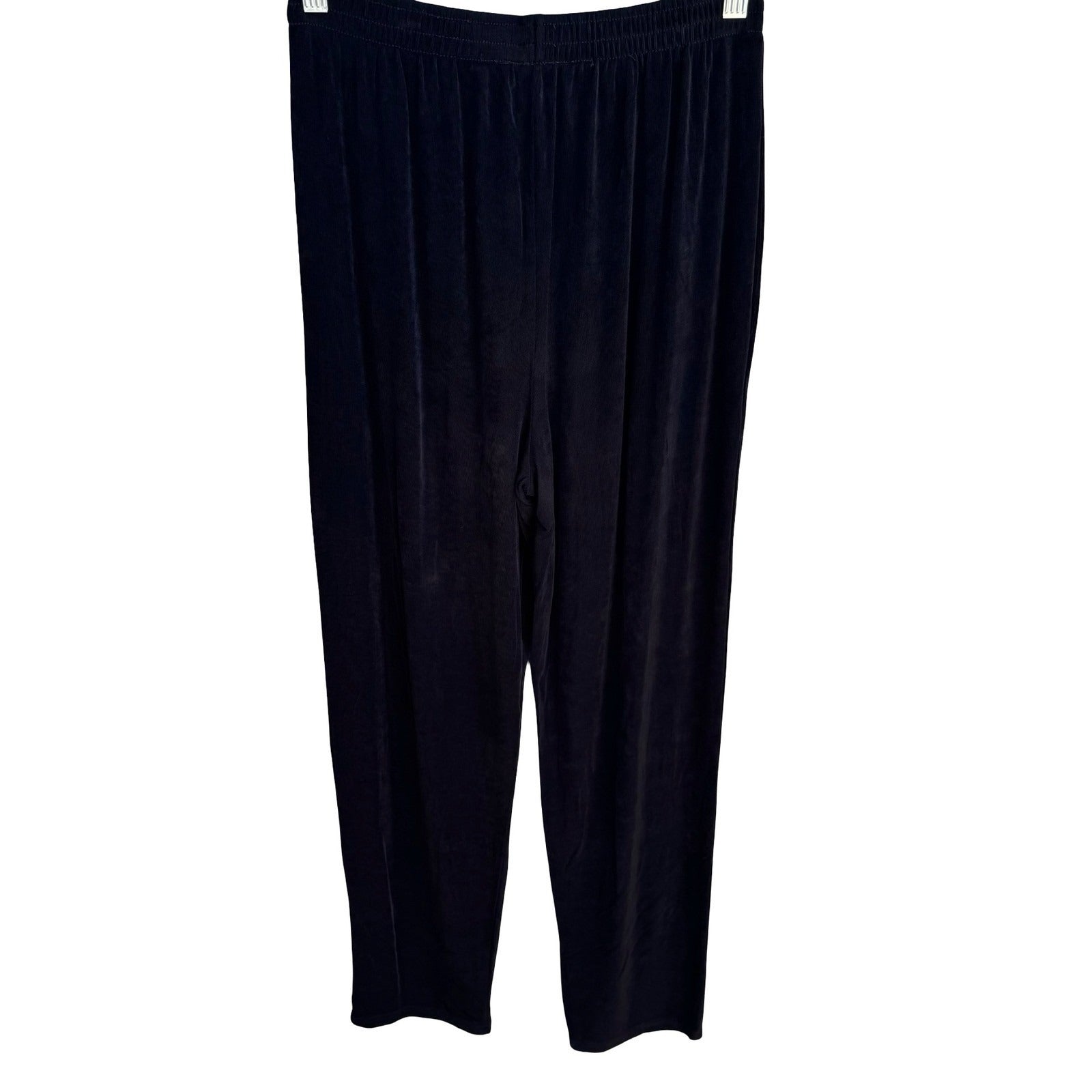 Impressions Millennium Edition Liquid Knit Micro Pleated Relaxed Pants Womens M