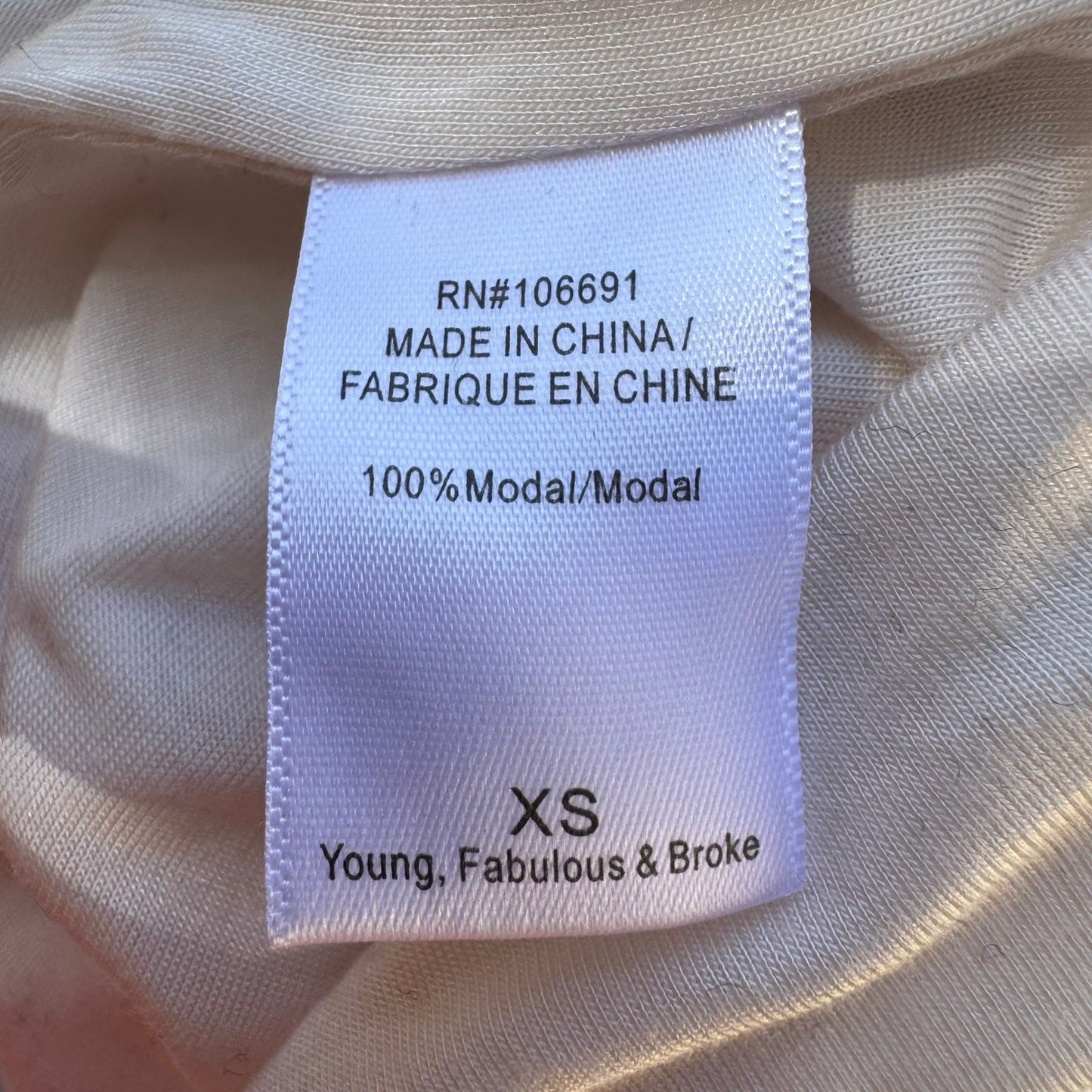 Young Fabulous & Broke Boho Minimalist Ombre Draped Wrap Mini Dress Brown XS
