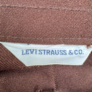 Switch Levi Strauss &amp; Co Vintage 70s 80s Womens Brown High-Waisted Straight-Leg Pants 2 image