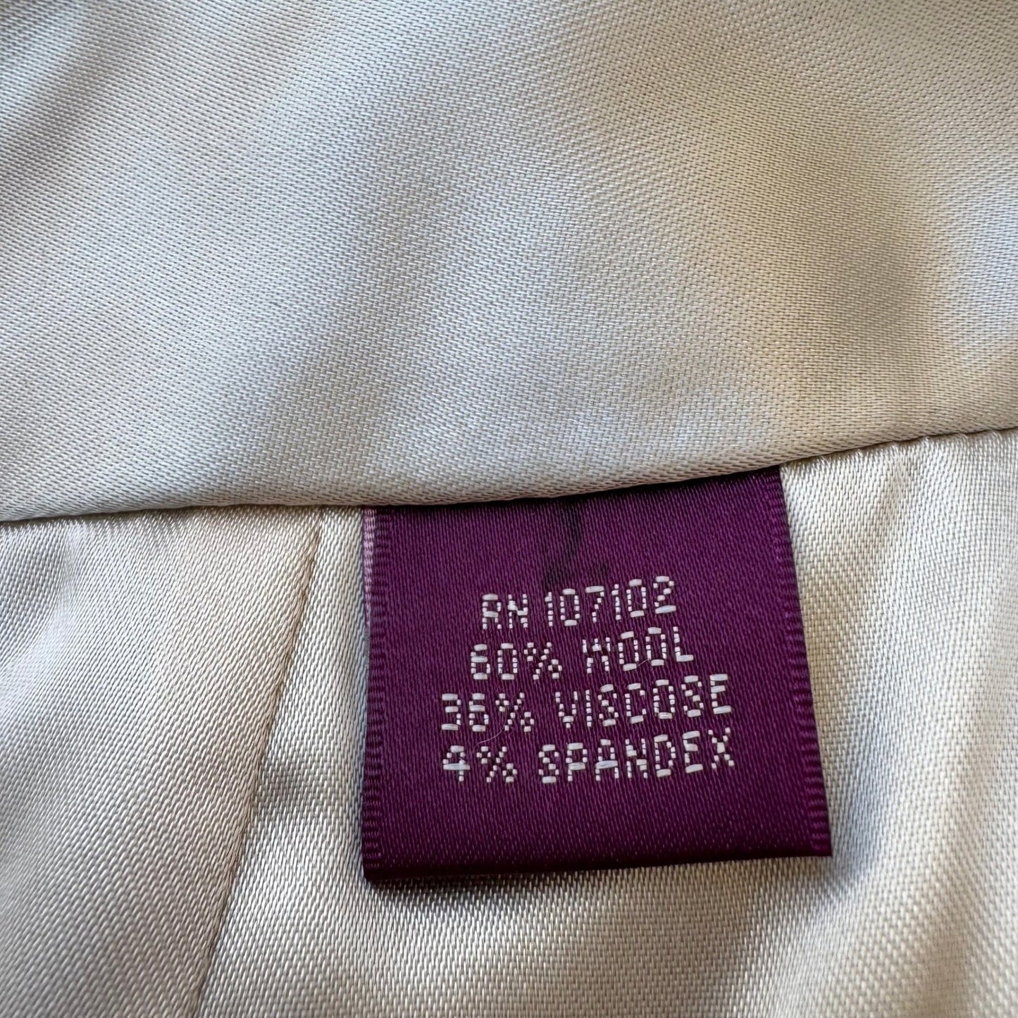 Filippa Y2K Minimalist Preppy Tailored Wool Blend Speckled Tweed Skirt Grey 2